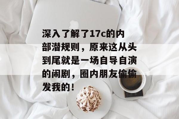深入了解了17c的内部潜规则，原来这从头到尾就是一场自导自演的闹剧，圈内朋友偷偷发我的！